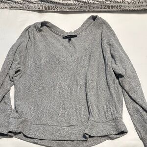 White House Black Market Gray Women's Sweatshirt